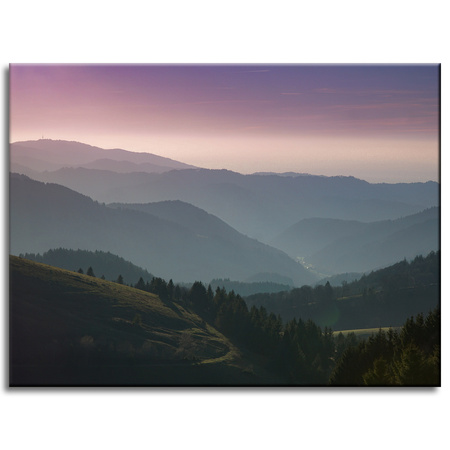 Leinwandgemälde Nature Road 40x30 cm