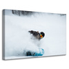 Leinwandgemälde Snowboard Schnee Winter 90x60