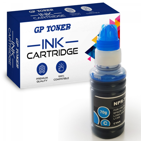 Ersatztinte für Epson C13T66424A EcoTank ET-2500 ET-2550 ET-2650 L100 L200 L300 L455 – GP-E6642C