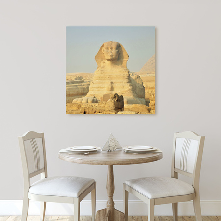 Leinwandgemälde Architektur Ägypten Sphinx 40x40 cm
