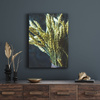 Leinwandgemälde Botanik Ähren in einer Vase 30x40 cm