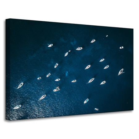 Leinwandgemälde Natur Schiffe Boote Meer Ozean 90x60