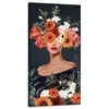 Leinwandgemälde Menschen Blumen Moderne Kunst 40x80 cm