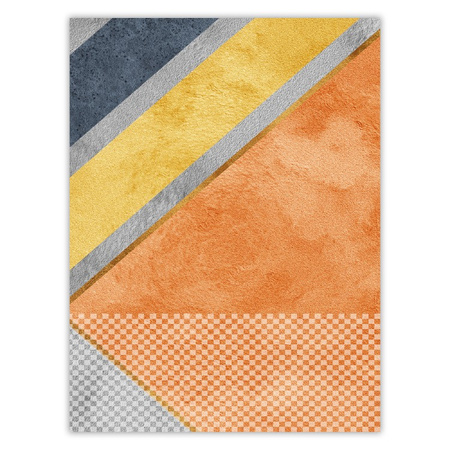 Poster Abstract_5 30X40 cm + grüner Rahmen