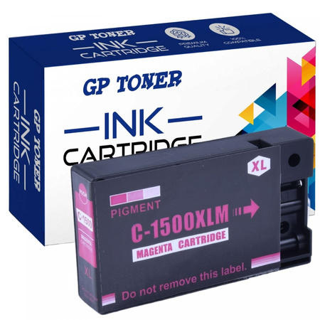 Ersatztinte für Canon PGI-1500XLM Maxify MB2000 MB2050 MB2150 MB2350 MB2700 MB2750 - GP-C1500XL M