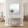 Leinwandgemälde Surfen Meerwasser Sommerstrand 90x90