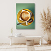 Leinwandgemälde Kaffee Vintage Stilvolles Café 80x120