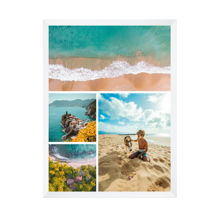 Dein Foto als Poster + weißer Rahmen 30x40 cm