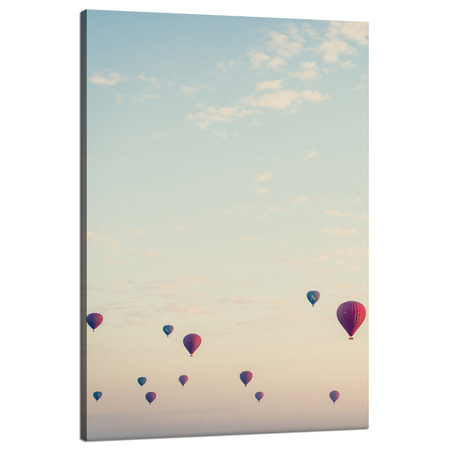 Leinwandgemälde Jugendballons Himmel 80x120