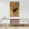 Leinwandgemälde Löwe Natur Savannah Wildness 80x120 cm