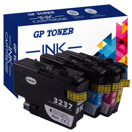 Ersatz 4x Tintenpatrone für Brother LC3237 MFC-J5945dw MFC-J6945dw Set