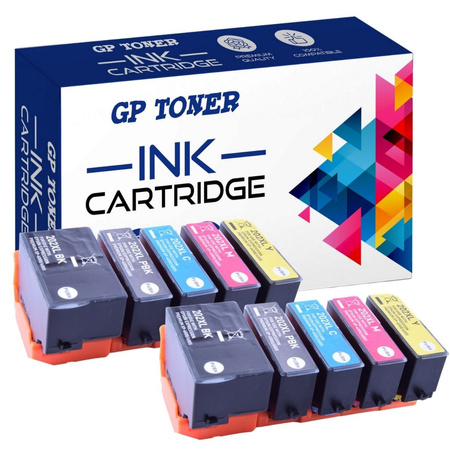 10x Tinten für Epson 202XL Expression Premium XP-6000 XP-6005 XP-6100 - GP-E202CMYK X2 - Set