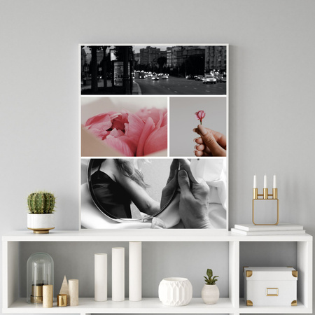 Dein Foto als Poster + schwarzer Rahmen 21x29,7