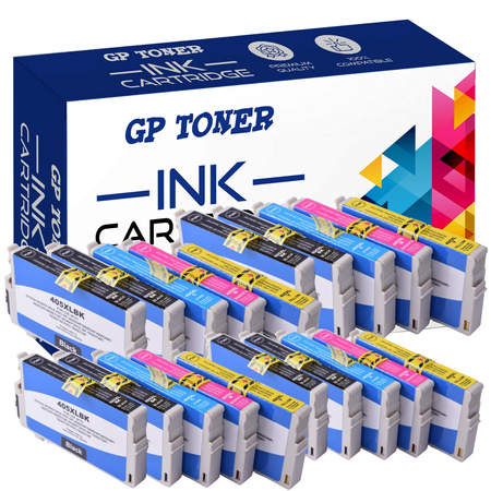 Set mit 20 Ersatztinten für EPSON WF-3830 4825 7800 GP-E405XL CMYKKx4