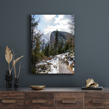 Leinwanddruck Nature Mountains Trail 30x40 cm