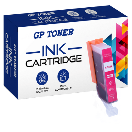 Ersatztinte für CANON Pixma iP4850 MG5250 6250 8120 GP-C526XL M GP