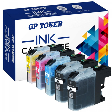 5x Ersatztinte für Brother LC123 DCP-J132w J152w J552dw MFC-J4410dw 4510dw - GP-B123CMYKK XL SET