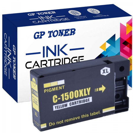 Ersatztinte für Canon PGI-1500XLY Maxify MB2000 MB2050 MB2150 MB2350 MB2700 MB2750 - GP-C1500XL Y