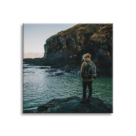 Leinwanddruck Berge Klettern Natur Klippen Natur 90x90