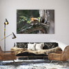 Leinwandgemälde Tiere Eichhörnchen 100x80 cm