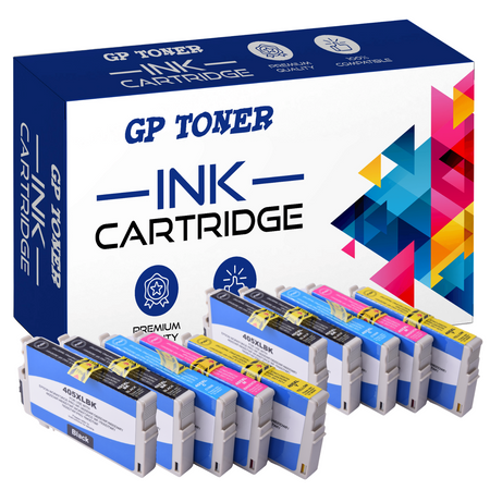 Set mit 10 Kompatibel Druckerpatronen für EPSON WF-3830 4800 7800 Series GP-E405XL CMYKK x2 GP