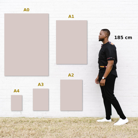 Ihr Foto auf einem Plakatgestalter A0 Vertikal