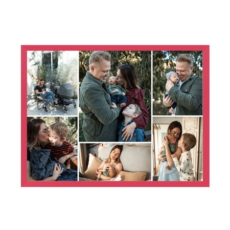 Ihr Foto als Poster + Amaranth-Rahmen 29,7x21