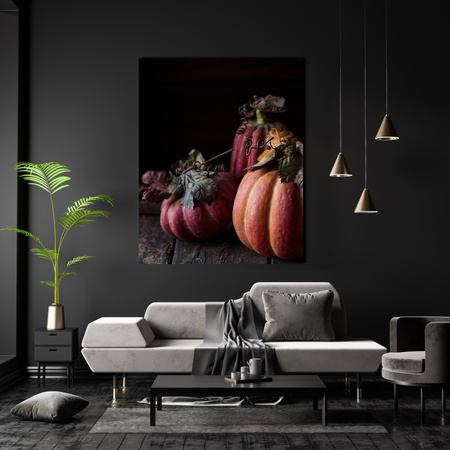 Leinwandgemälde Küchenkürbisse 30x40 cm