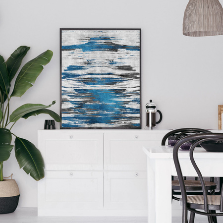 Poster Abstract_8 21X29,7 cm + grauer Steinrahmen