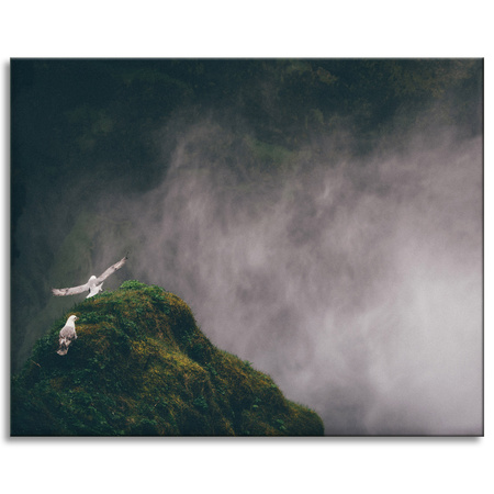 Leinwandgemälde Natur aus der Vogelperspektive_2 100x80 cm