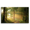 Leinwandgemälde Sonnenlicht Waldweg Natur 120x80 cm