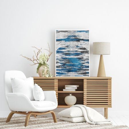 Poster Abstract_8 21X29,7 cm + grauer Steinrahmen