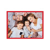 Dein Foto als Poster + roter Rahmen 29,7x21
