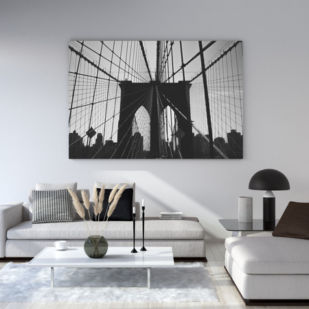 Leinwandgemälde Architektur Brooklyn Bridge 40x30 cm