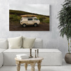 Vintage-Camper-Leinwanddruck, 100 x 80 cm