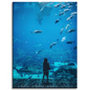 Leinwanddruck People Aquarium 30x40 cm