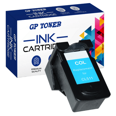 Ersatztinte für Canon 511 511XL MP240 MP250 MP260 MP270 MP280 MP480 iP2700 MX350 MX420 Canon Colors Tricolor CL-511 Color – GP-C511XL CMY