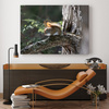 Leinwandgemälde Tiere Eichhörnchen 100x80 cm