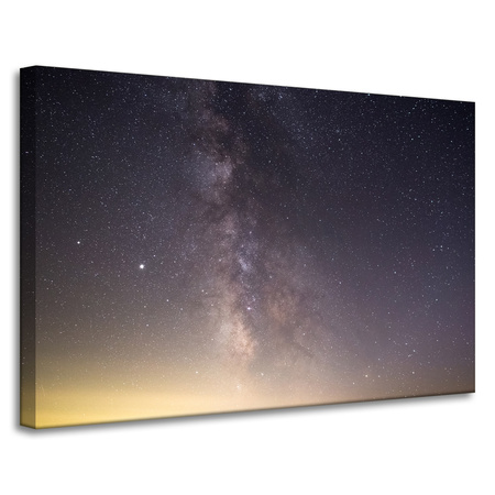 Leinwandgemälde Sterne Himmel Weltraum Nacht 90x60