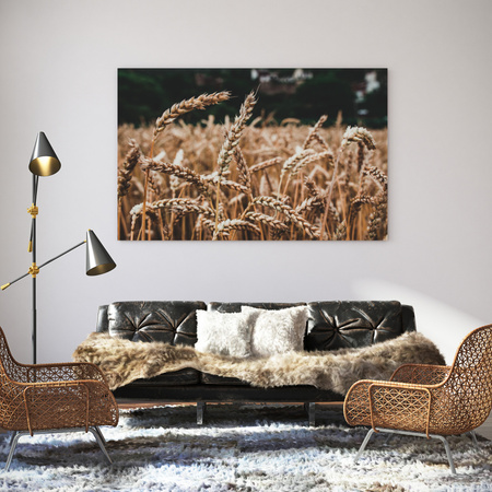 Leinwandgemälde Natur Weizenfeld 40x30 cm