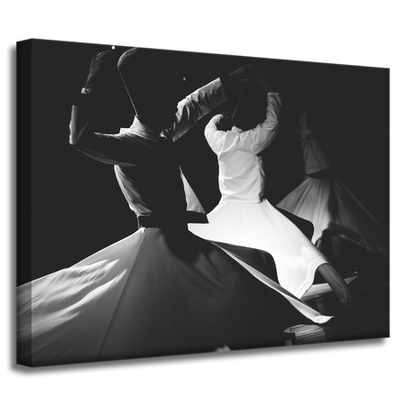 Leinwandgemälde Musiktanz 40x30 cm