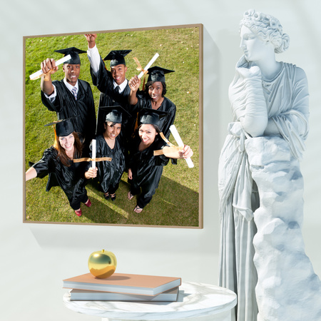 Ihr Foto auf einem Plakatgestalter 50x50 cm