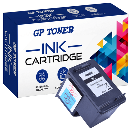 Tinte für HP 300XL DeskJet D2560 F4580 F2480 F4210 F2420 – Ersatz GP-H300XLBK Schwarz