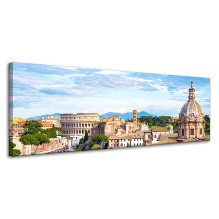 Leinwandgemälde Architektur Rom 120X40 cm