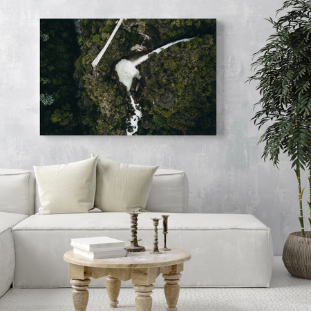 Leinwandgemälde Natur Vogelperspektive 40x30 cm