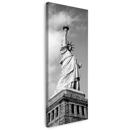 Leinwandgemälde Architektur Freiheitsstatue 40x120 cm