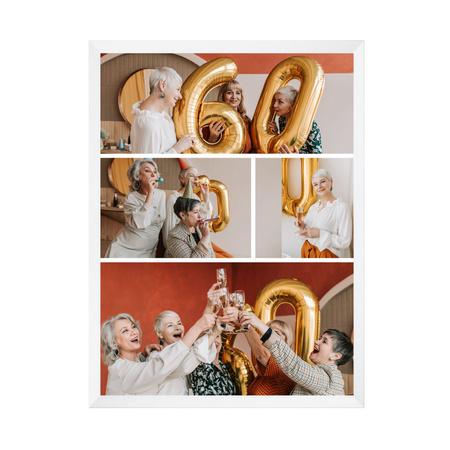 Dein Foto als Poster + weißer Rahmen 40x50