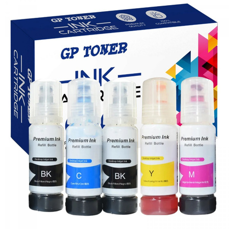 5x Ersatztinte für Epson 103 C13T00S14A, C13T00S24A, C13T00S34A, C13T00S44A, L1100 L1200 L1210 L1250 GP-E103CMYKK