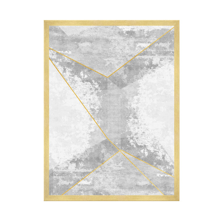 Poster Abstraktion_3 40X50 cm + Goldrahmen