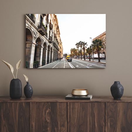 Leinwandgemälde Stadtarchitektur 40x30 cm